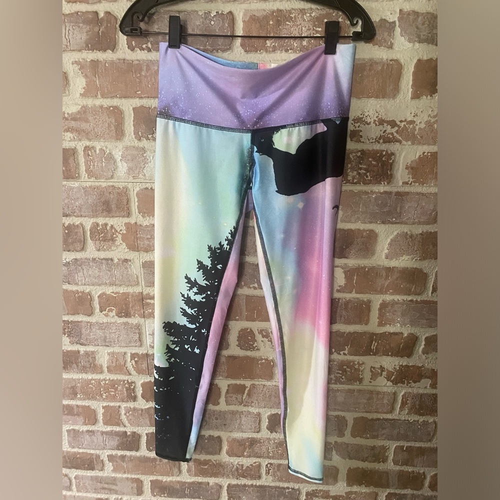 TEEKI Northern Lights Yoga Pants - Size M, aurora dreamy, statement pants